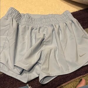 Nike Blue Athletic Dri-Fit Light Blue Shorts Small